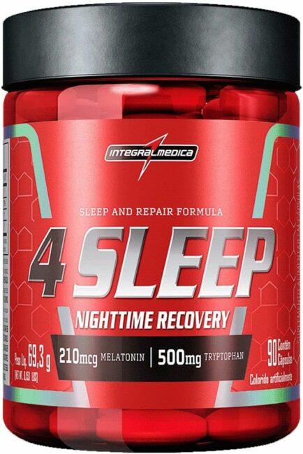 4 sleep, suplemento com triptofano da Integralmédica. Fonte da imagem: Amazon