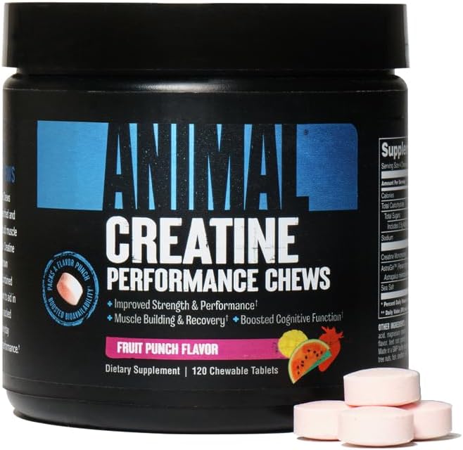 Animal Creatine Performance Chews Universal Nutrition. Imagem: Amazon