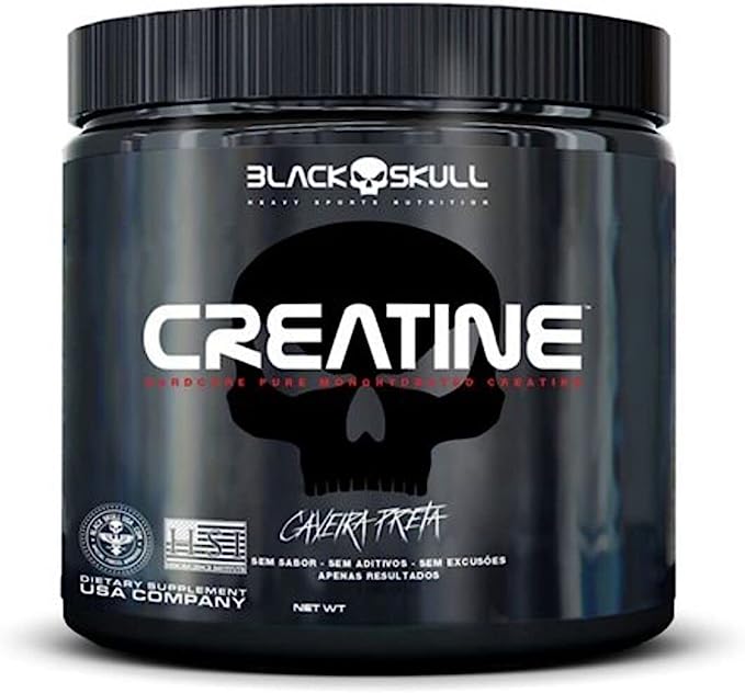 Creatine Black Skull, 300 gramas. Imagem: Amazon