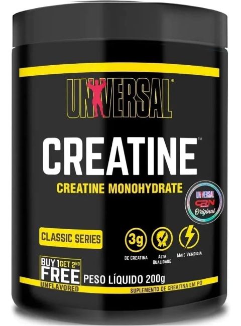 Creatina Monohidratada da Universal Nutrition. Imagem: Amazon