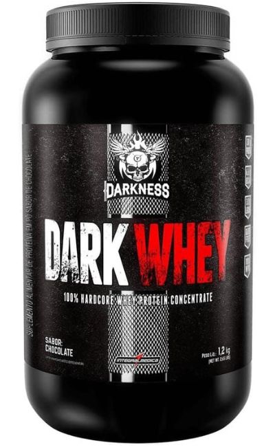 Dark Whey da Darkness, pote de 1,2kg. Imagem: Amazon