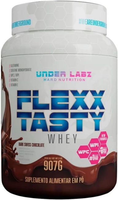 Flexx Tasty Whey da Under Labz. Fonte da imagem: site oficial da marca.