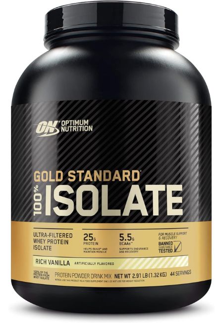 Gold Standard 100% Isolate Optimum Nutrition. Imagem: Amazon