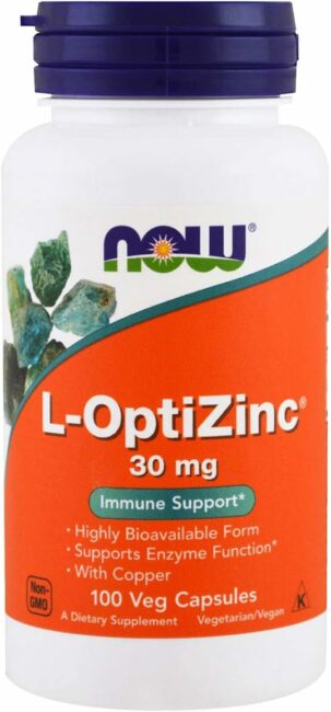 L-optizinc da Now Foods. Fonte da imagem: Amazon