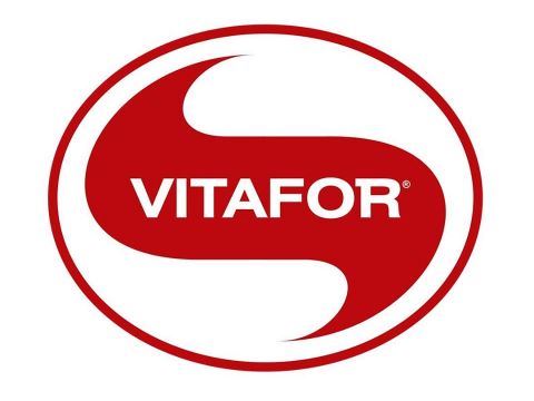 Logotipo da Vitafor, renomada marca brasileira de suplementos alimentares. Fonte da imagem: site oficial da marca.