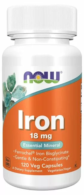 Ferro Quelato da Now Foods. Imagem: Amazon