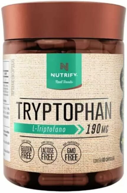 Suplemento de triptofano da Nutrify. Fonte da imagem: Amazon
